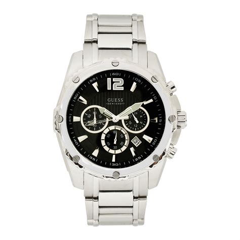 relogio guess 100m/330ft prata